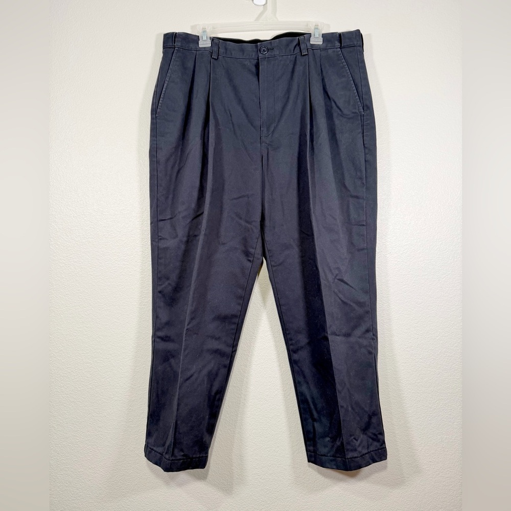 L.L. Bean Pants Comfort Waist Professional Business Pant Navy Blue Men 38/29